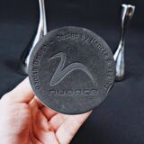 Scandinavian steel candle holders by Design by Mencke & Vagnby Nuance Vintage