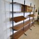 Free Standing Modular Teak Shelving System by Olof Pira, 1960s