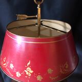 Lampe bouillotte XIXème bronze dore 3 bras de lumiere