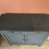 Slate blue Parisian buffet