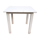White painted wood table
