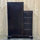 English oak wardrobe with drawers from the 1950s