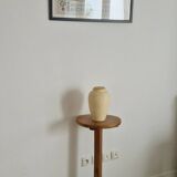 Solid pine wood pedestal table 1940s