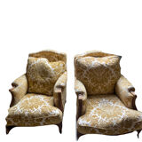 2 fauteuils et canapé style napoléonien