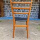 Set of 6 teak chairs and imitation black leather an 60 scandinavian design