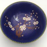 Cloisonné enamel cup with floral decoration