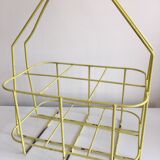 Yellow vintage bottle holder