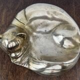 bronze cat emptier from the 1930s