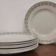 Set of 8 flat plates earth of iron st Amand n°6009