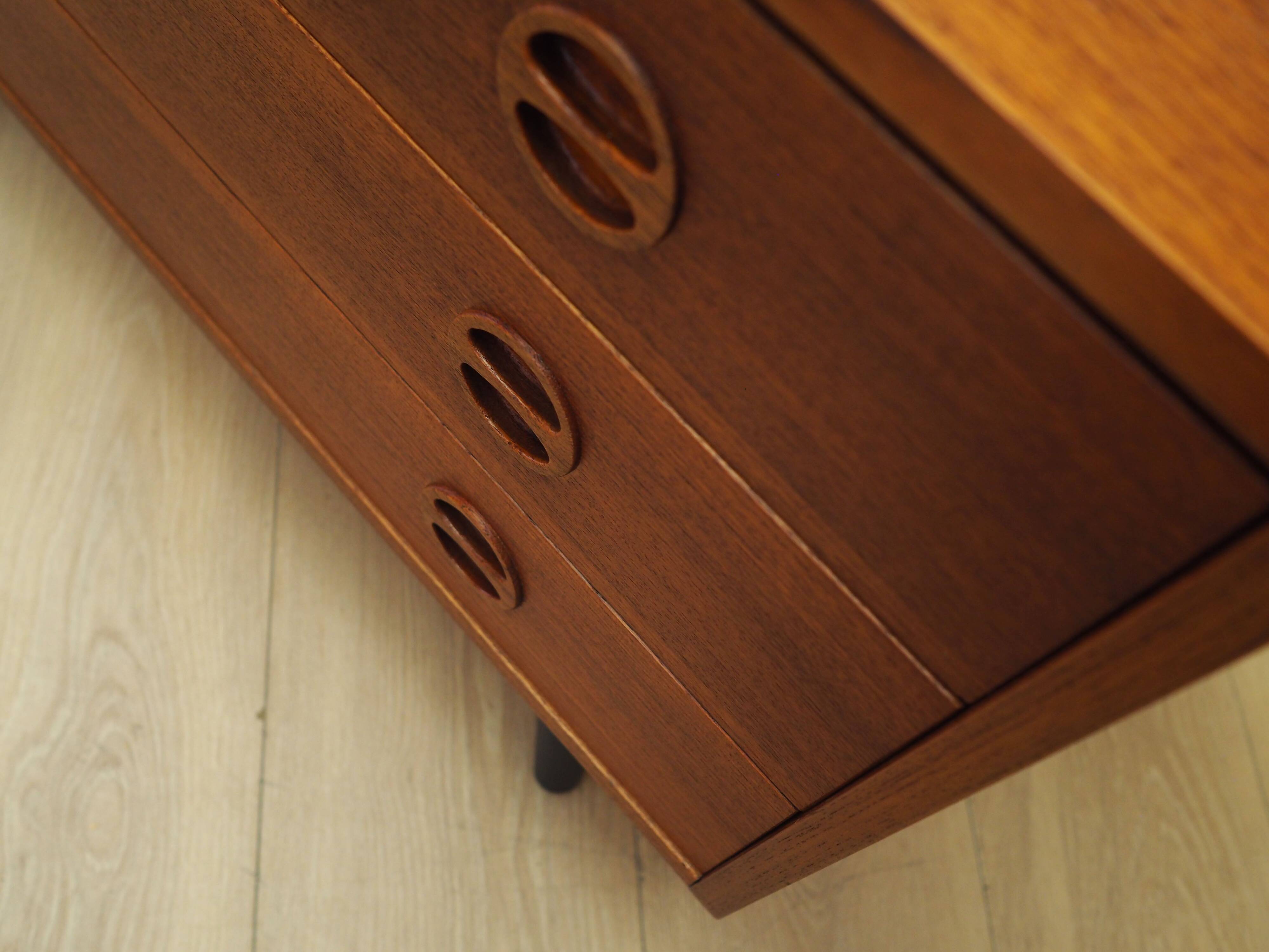 Teak chest of drawers, Danish design, 1960s, production: Denmark