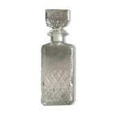 Carafe en verre.