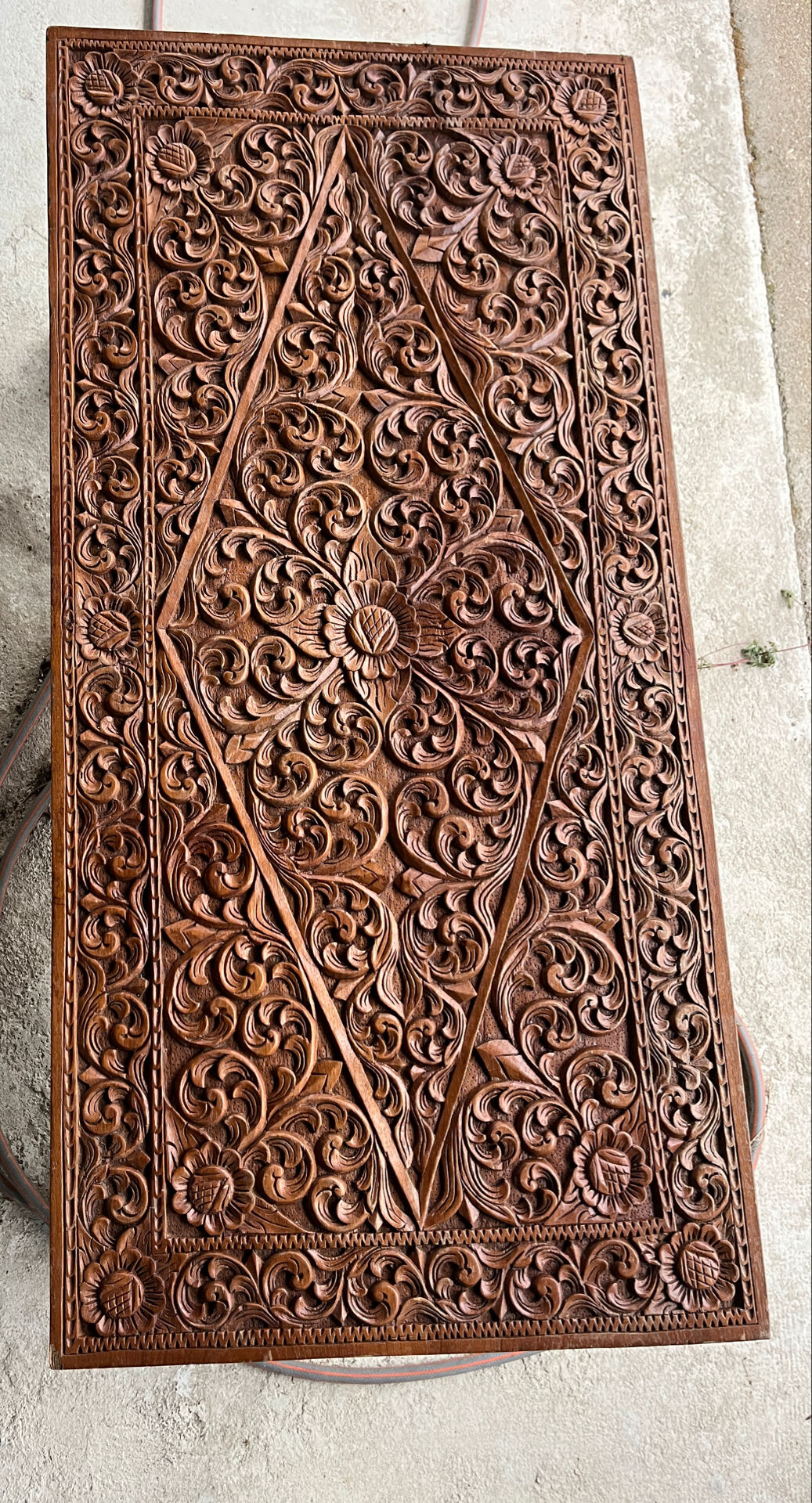 Solid wood coffee table