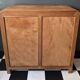 Large vintage chest of drawers with 4 drawers in solid oak.