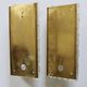 Pair of glass and brass sconces by Carl Fagerlund for Orrefors, 1960