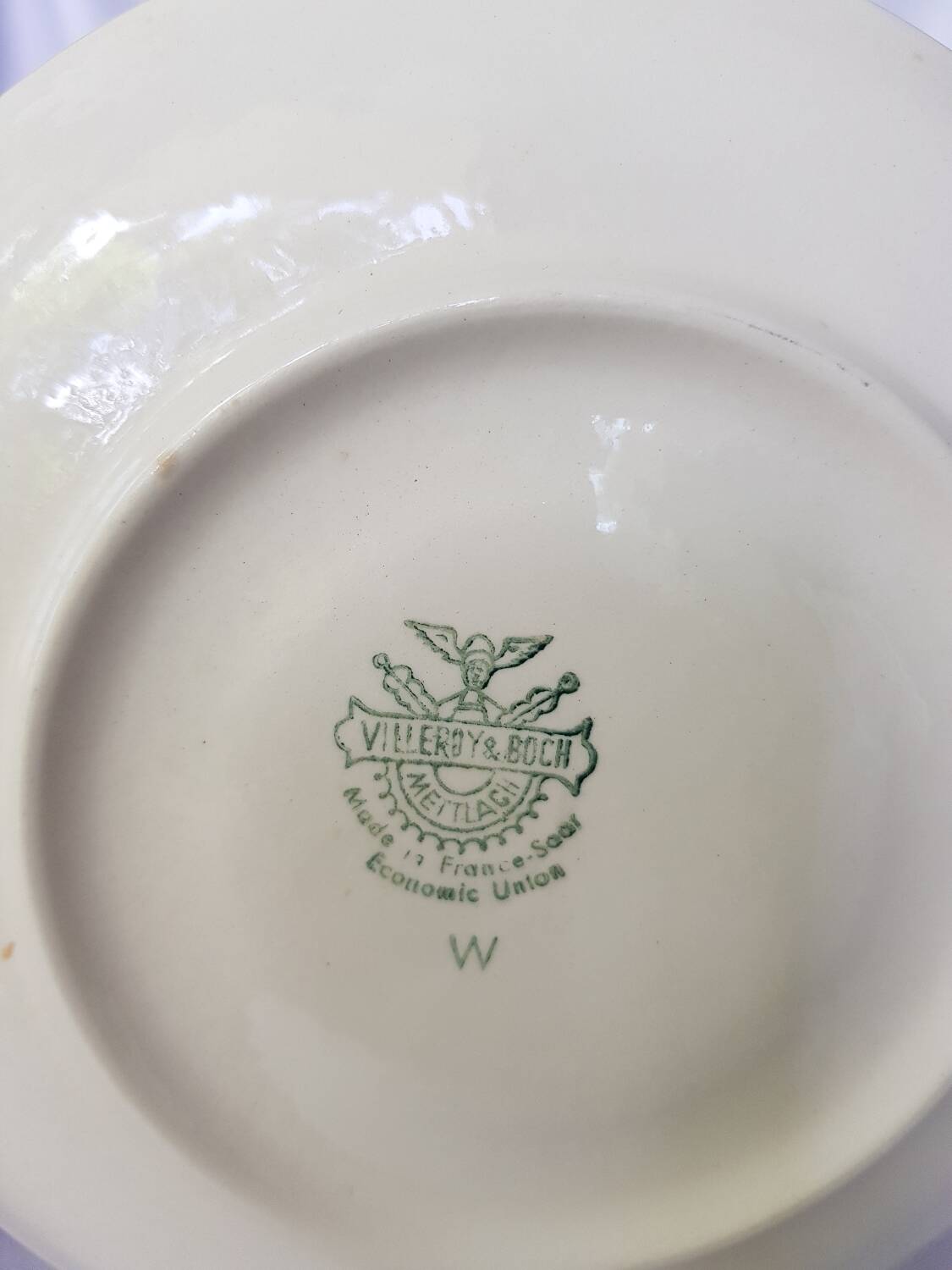 2 soucoupes vintage Villeroy & Boch