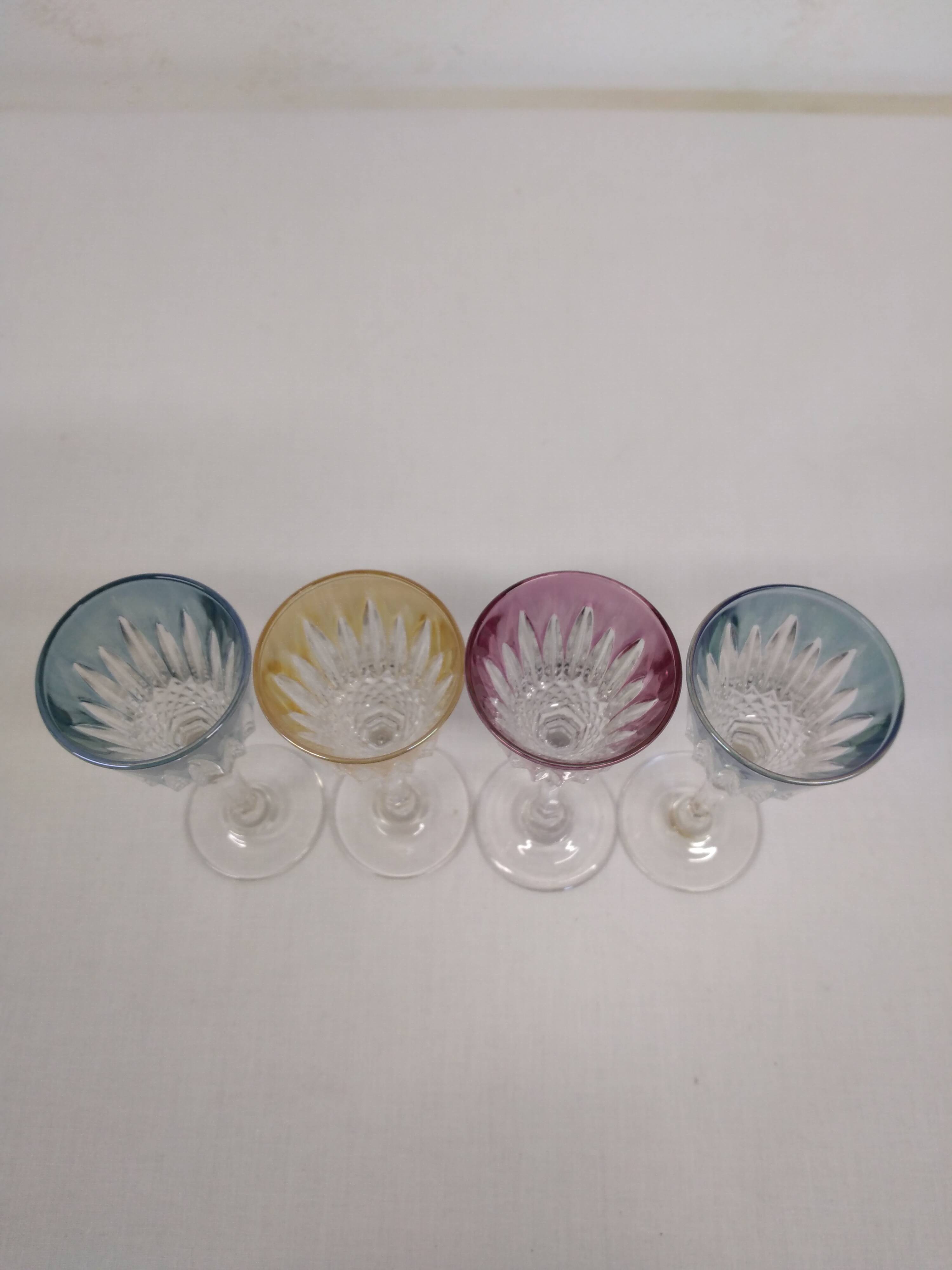 Colorful shot glasses