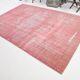 7x10 Blush Pink Vintage Rug, 216x304Cm