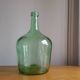 Dame Jeanne vertes/turquoises transparentes de 2 litres