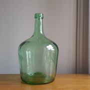 Dame Jeanne vertes/turquoises transparentes de 2 litres