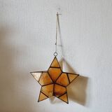 Villeroy&Boch mother-of-pearl and brass star candle holder