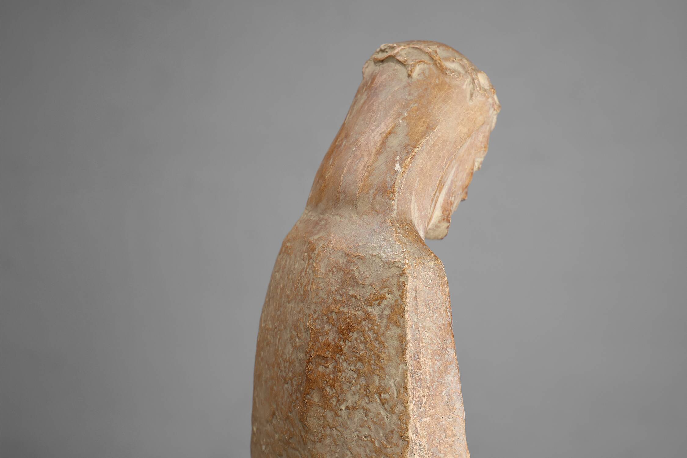 Religious Statue Jesus Christ in Art Deco style by belgian artist André Tea