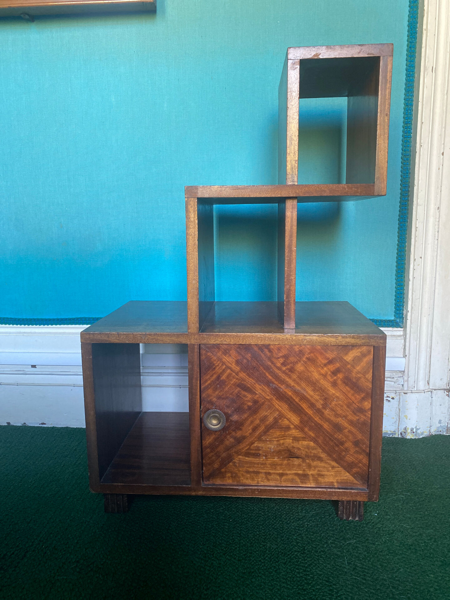 Solid wood bedside table
