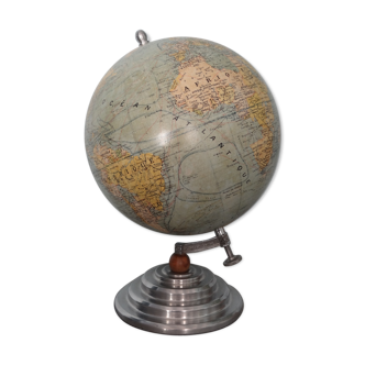 Globe terrestre Forest début XXème diam. 20 cm