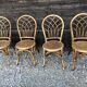 4 rattan chairs and canning