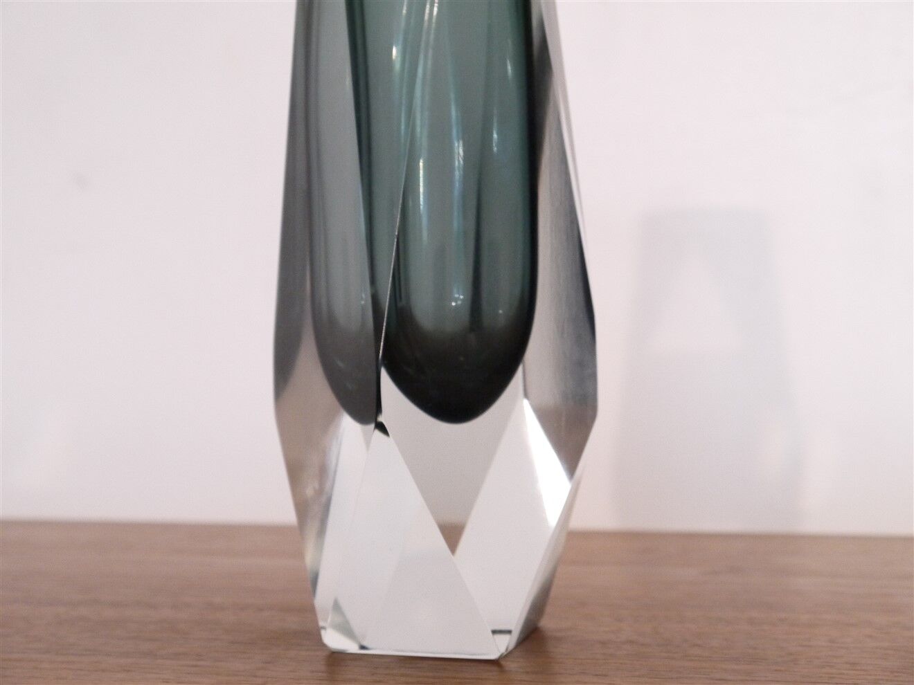 Vase sommerso de Flavio Poli pour Seguso, Murano