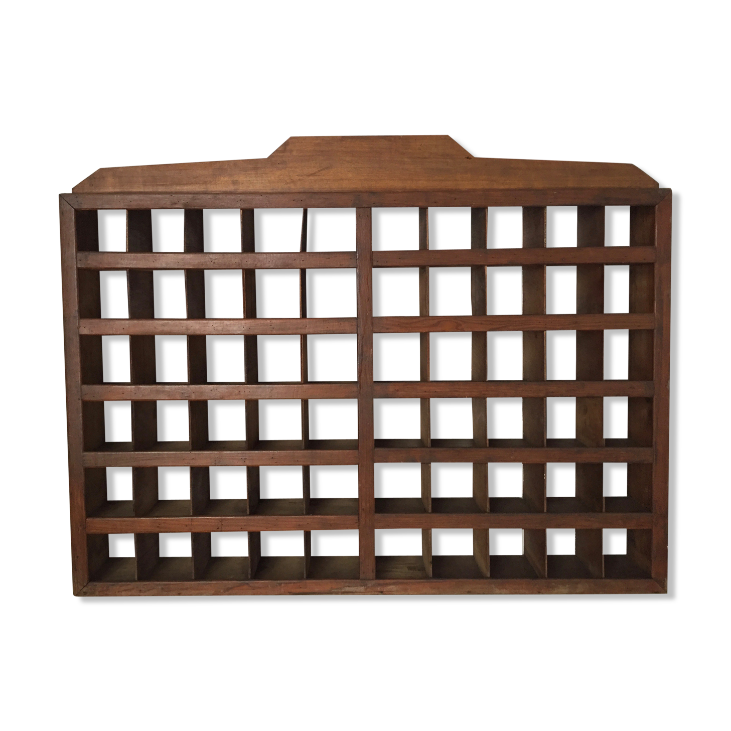 Old hotel furniture, key locker and couriers