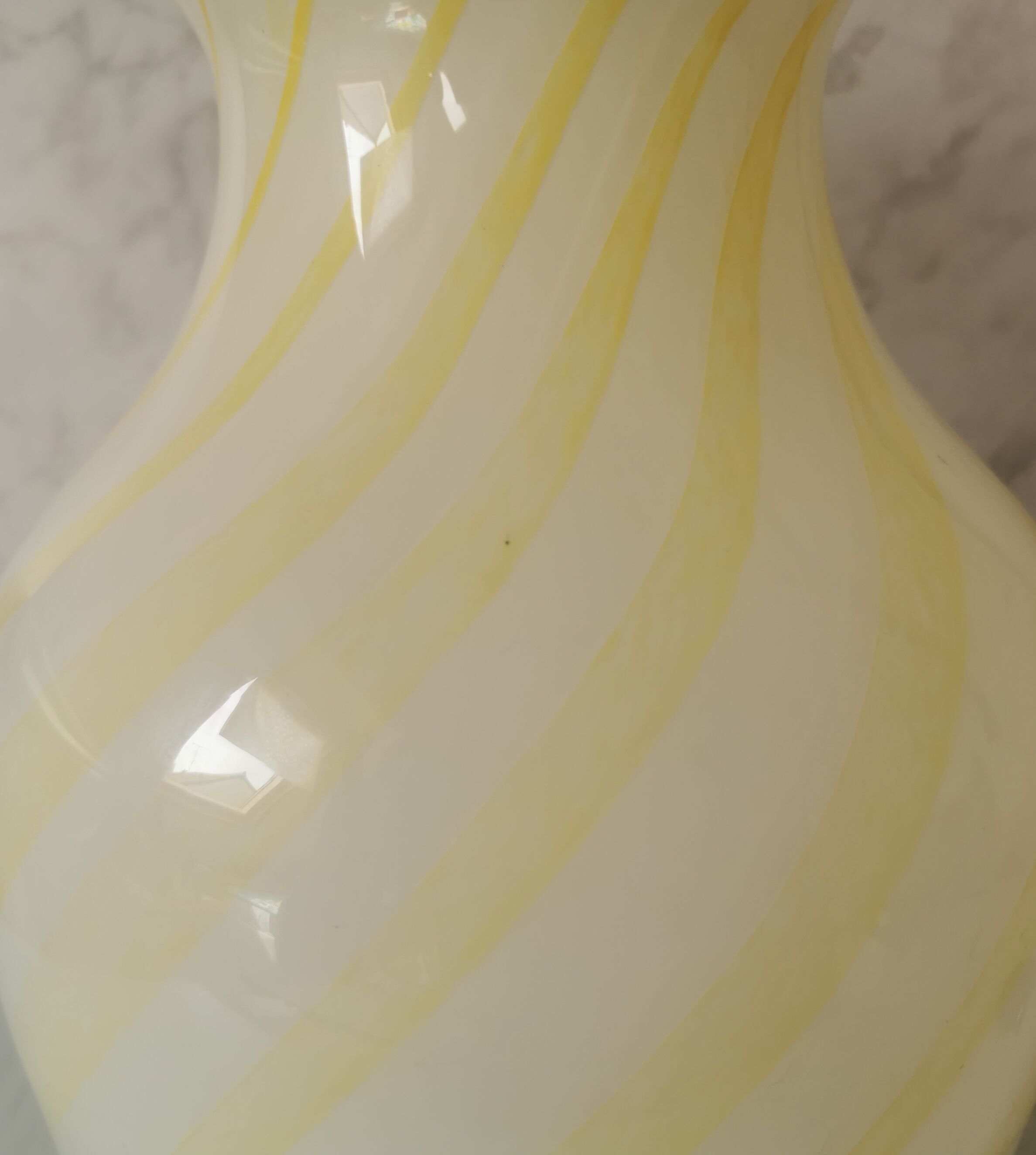 Blown glass vase Italy