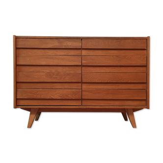 Buffet U-453 pieds compas de Jiri Jiroutek pour Interier Praha, années 1960