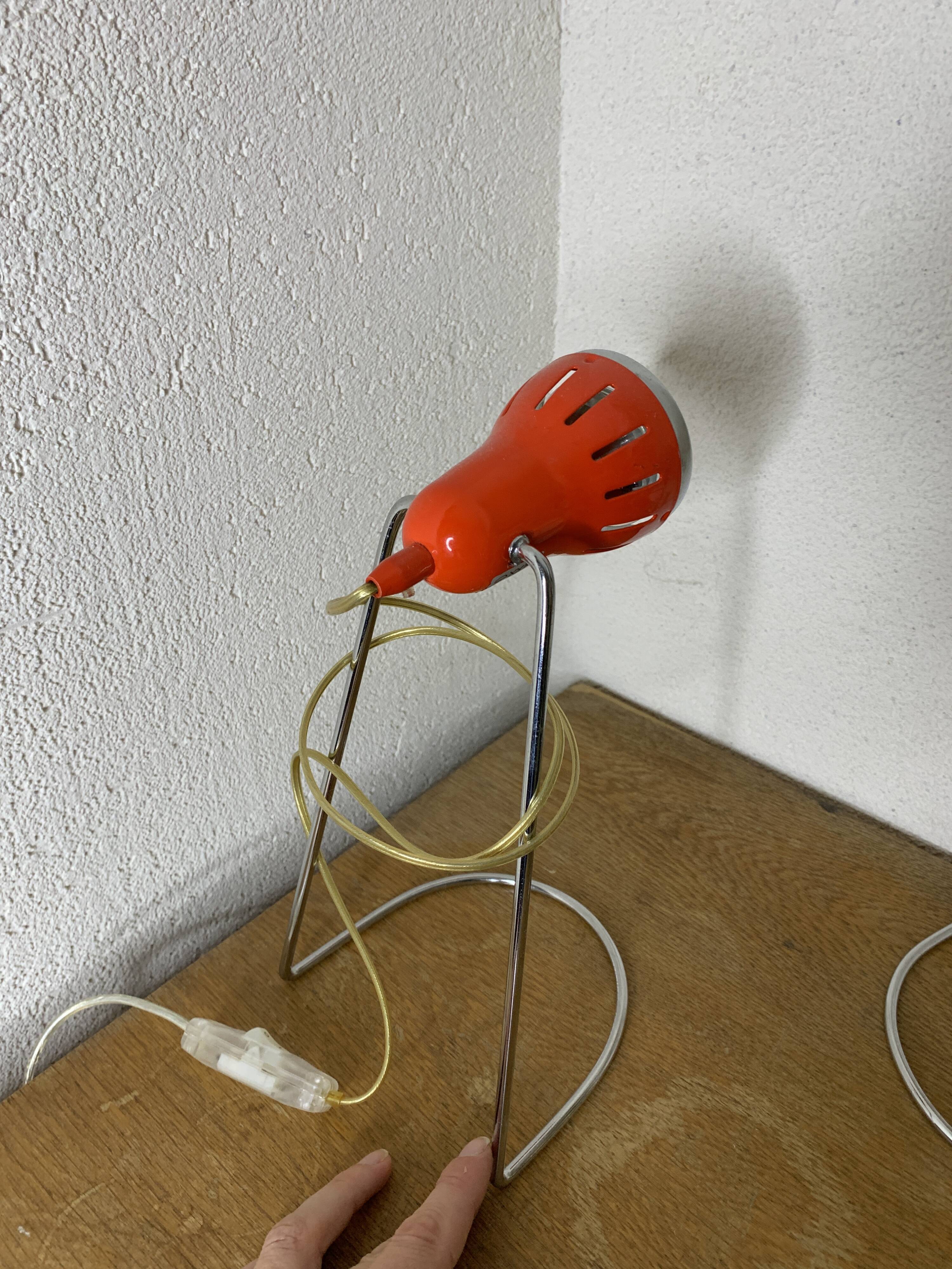 Pair of Brilliant spot lamps