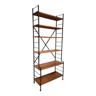 Bibliotheque string sur pieds années 50