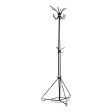 Porte-manteau français en fer forgé à la main par Jean Royère, 1960