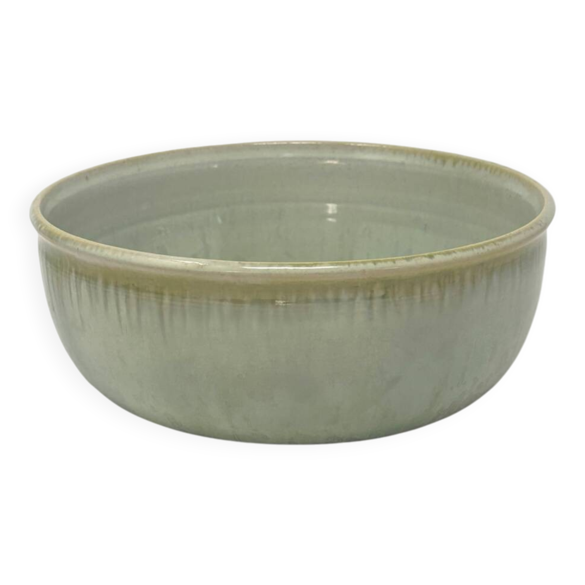 Water green ceramic dish
