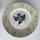 7 assiettes anciennes à décor d’oiseaux