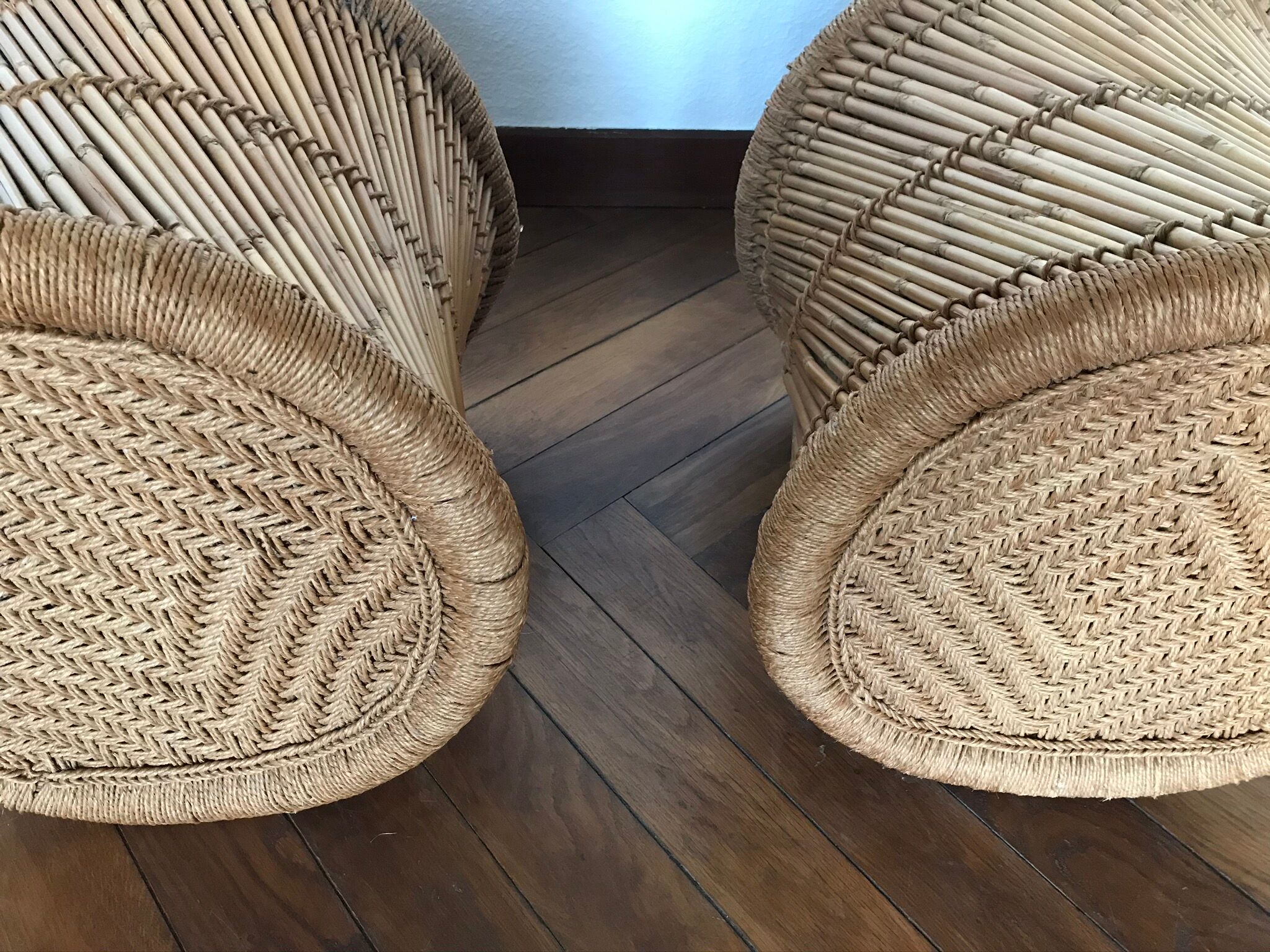 Rattan and rope 1970