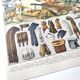 Lot deux Planches lithographies sur les fourrures animaux de la jungle 1900