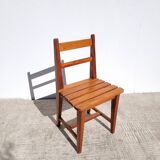 Small vintage wooden children's chair
