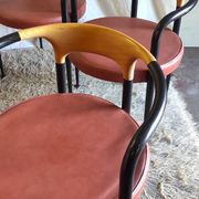 Set of 6 designer chairs, Boléro model, by Archirivolto - 80s/90s