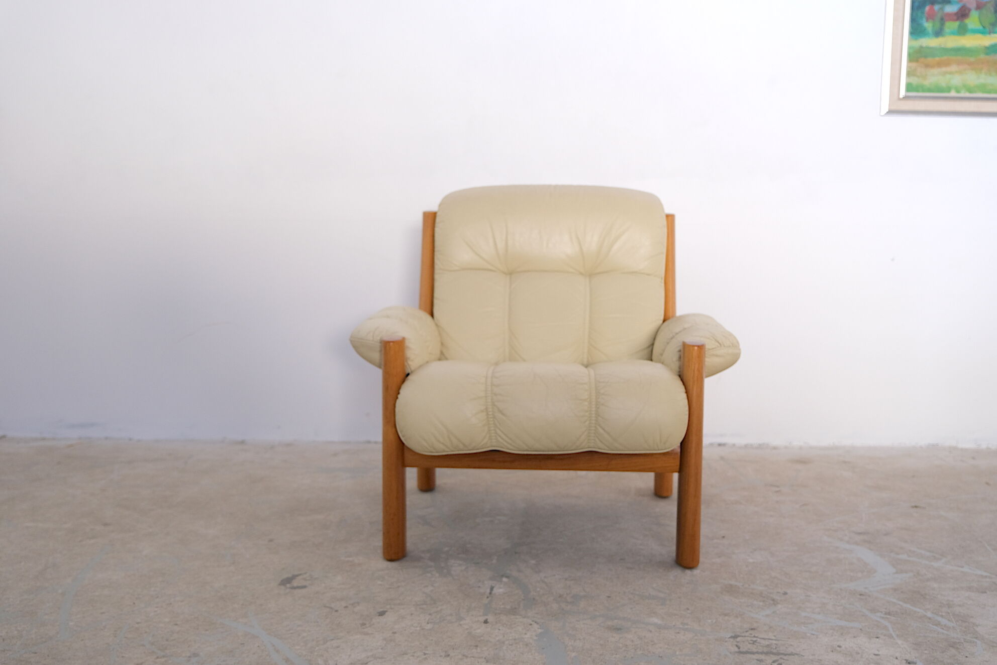 Leather Living Room Set model Montana by Ekornes, 1970's