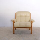 Leather Living Room Set model Montana by Ekornes, 1970's