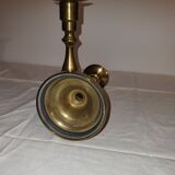 Pair of brass candlesticks