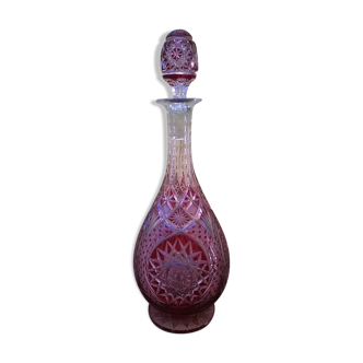 Cut crystal carafe