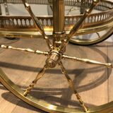 Oval brass trolley from Maison Baguès.