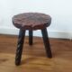 Tabouret de ferme tripode