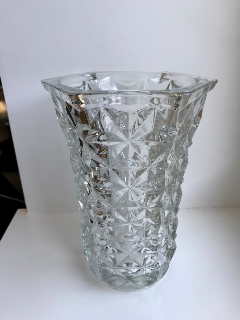 Crystal vase 50s