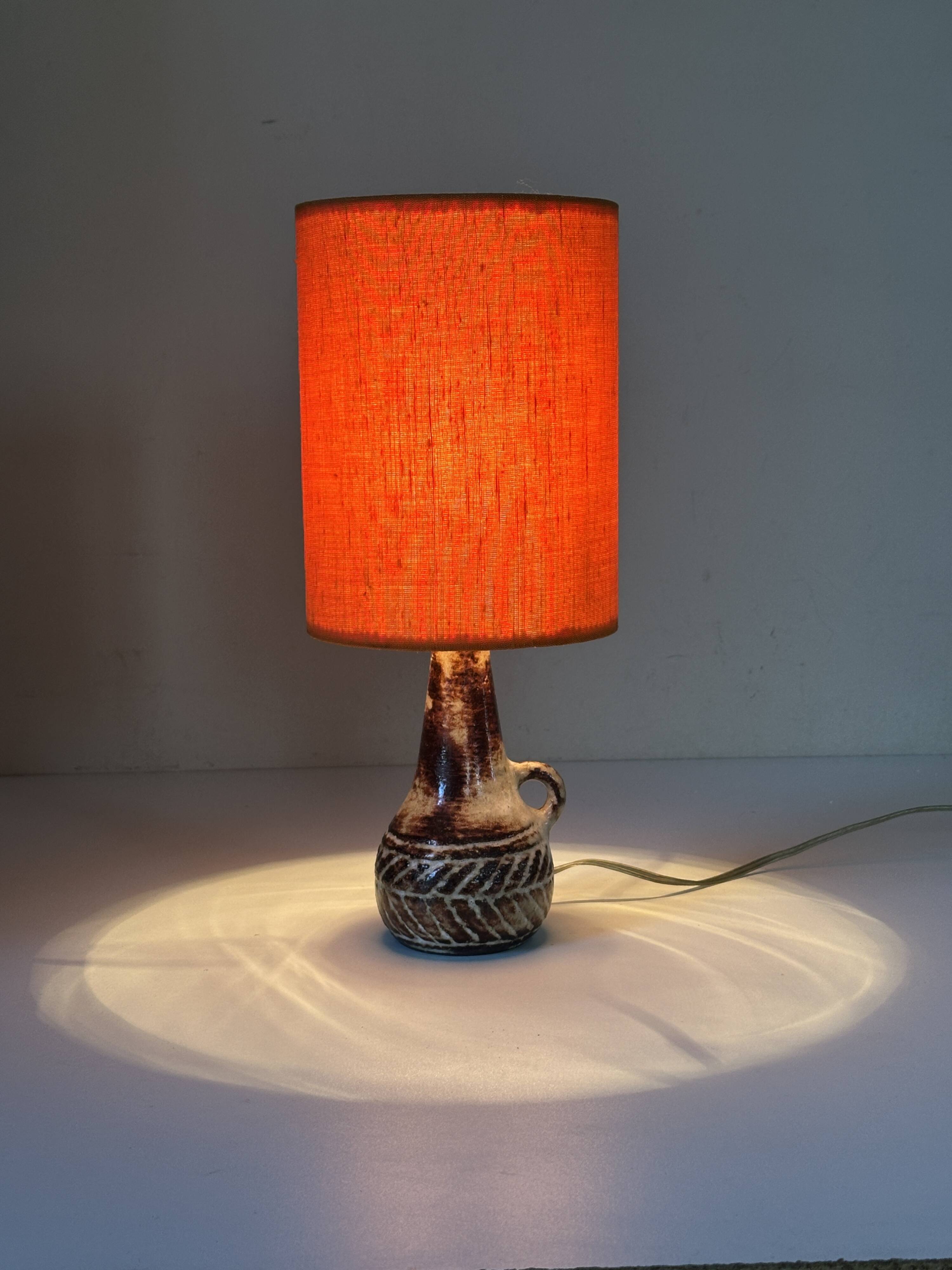 Lampe en céramique Olivier petit design vintage années 60