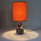 Olivier ceramic lamp, small vintage design from the 60s